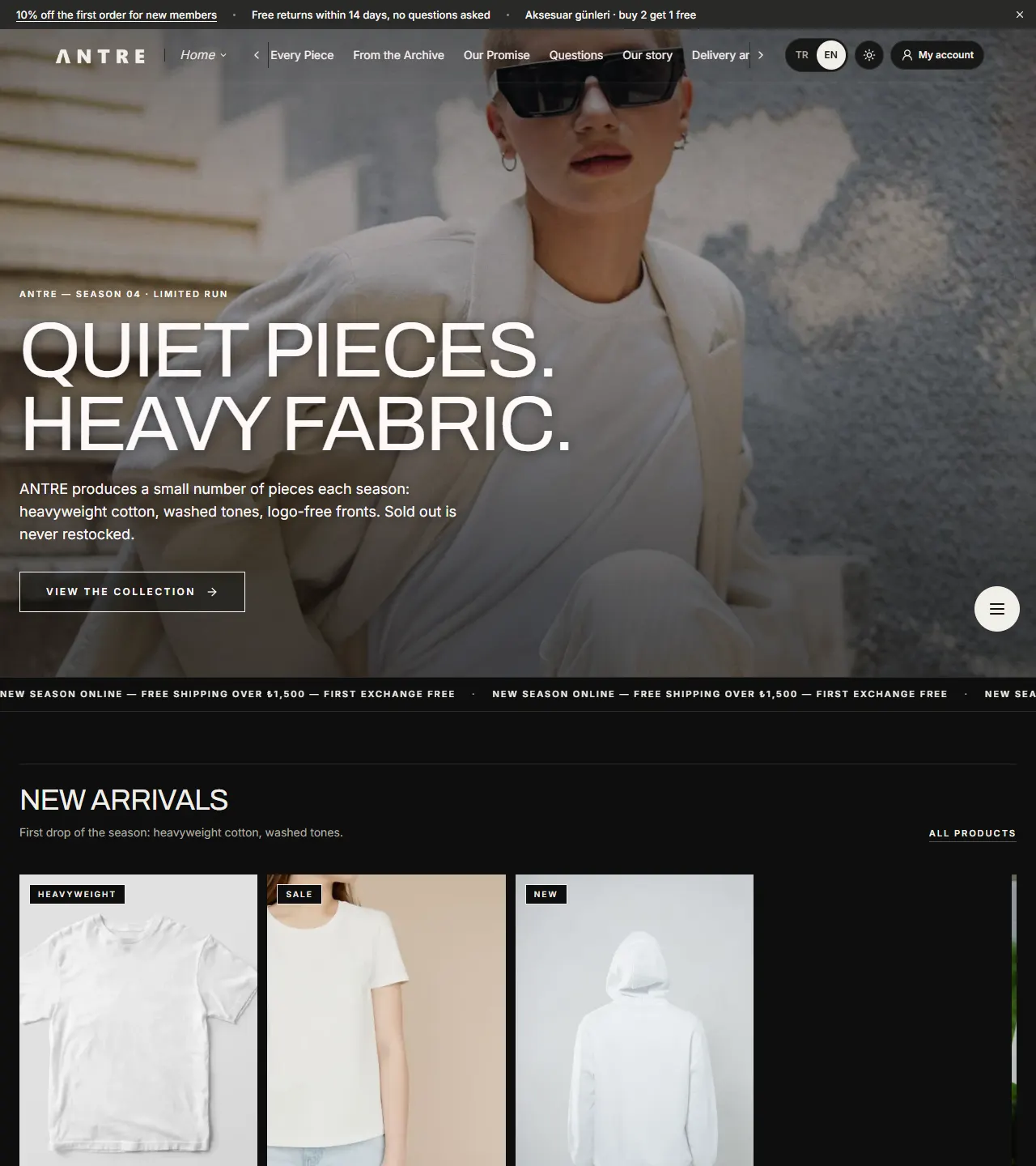 The live demo site built on the Editorial Pro theme