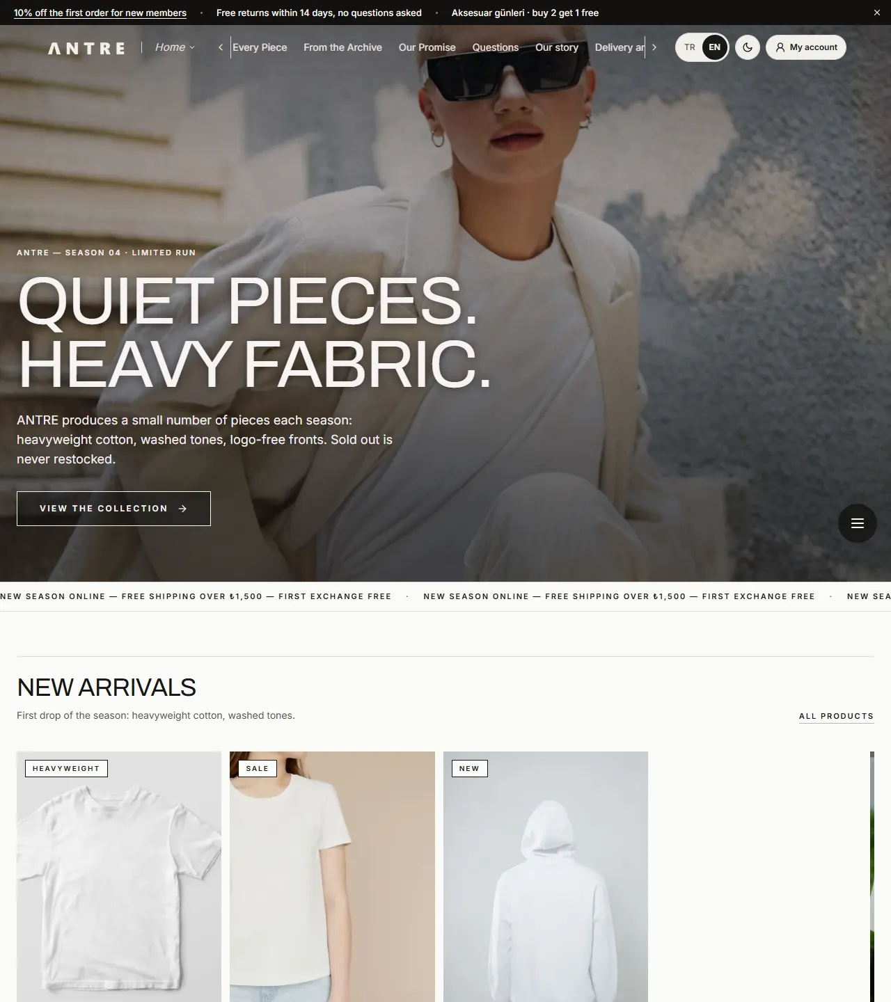 The live demo site built on the Editorial Pro theme